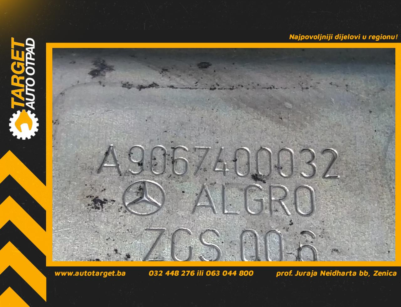 DIJELOVI BAGLAMA MERCEDES SPRINTER > 06-13 A9067400032