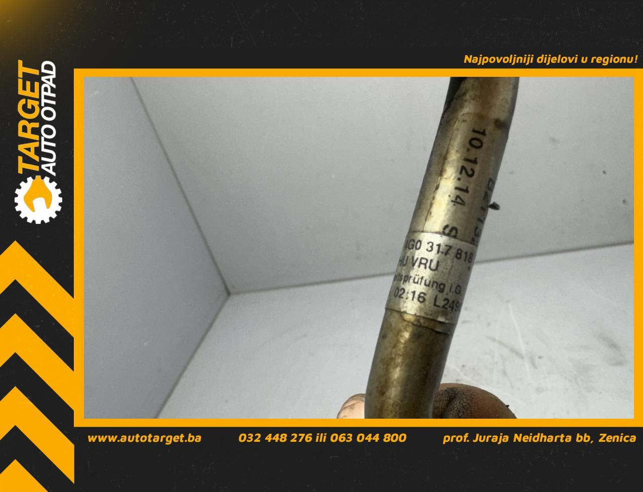 DIJELOVI CRIJEVO AUDI A6 4G > 14-18 4G0317818S