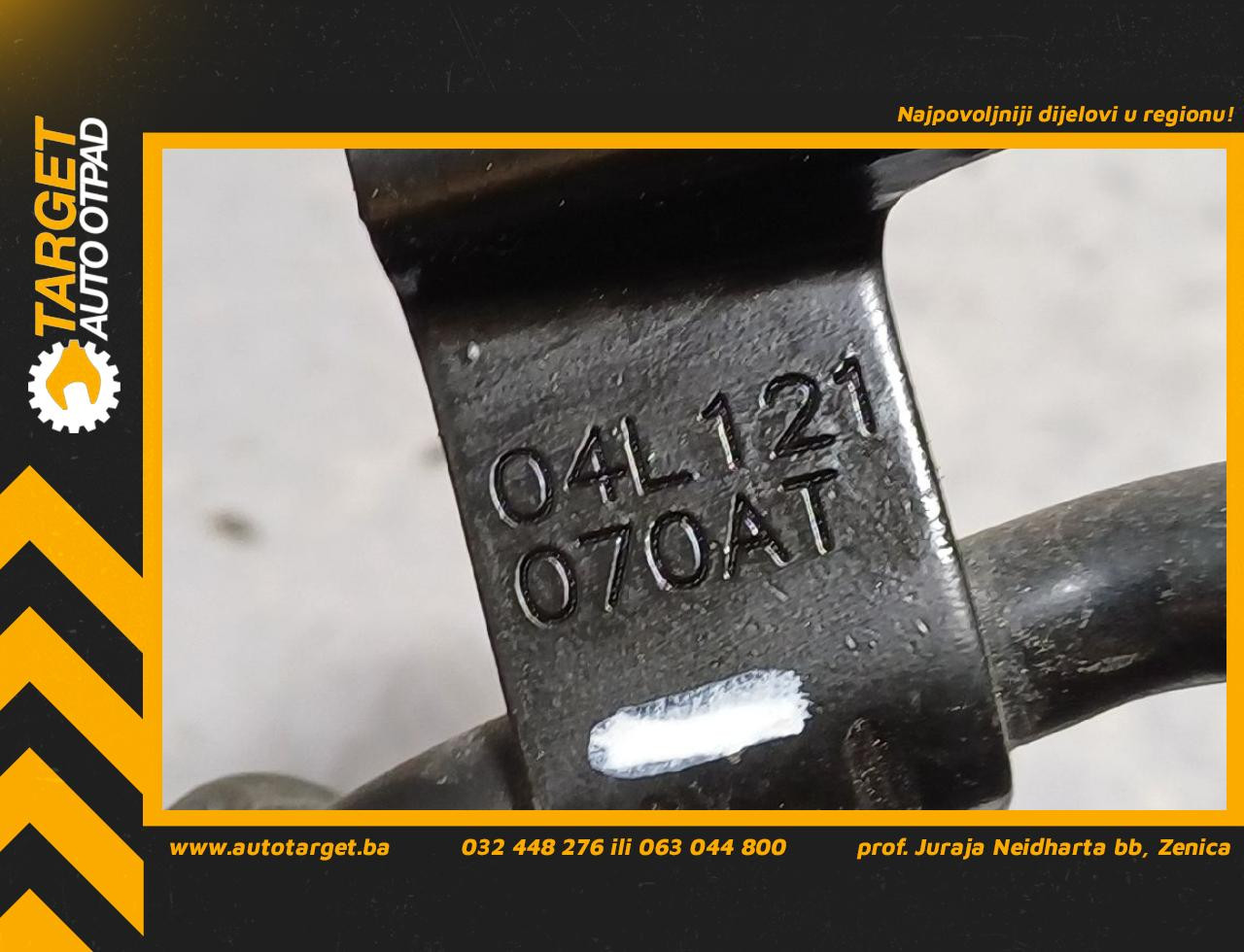 DIJELOVI CRIJEVO VW PASSAT B8 > 14-19 2.0 04L121070AT
