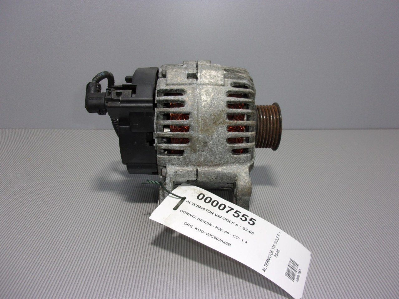 ALTERNATOR VW GOLF 5 > 03-08 VW036046 03C903023B