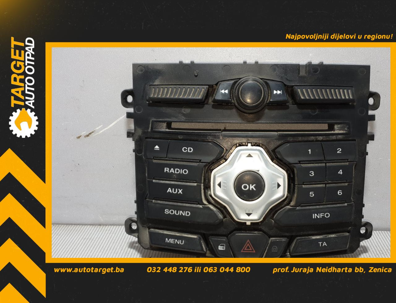 PREKIDACI MULTIMEDIJE FORD RANGER > 11-15 AB3918K811AF