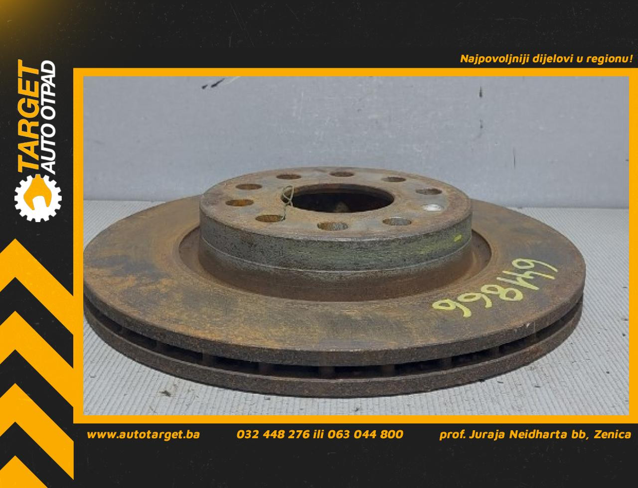 DIJELOVI KOCIONI DISK AUDI A3 > 08-12 1K0615301AK