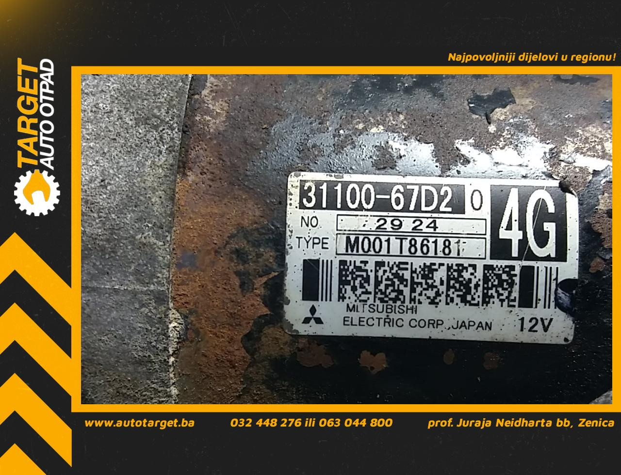 DIJELOVI ALNASER SUZUKI VITARA > 97-98 2.0 3110067D20