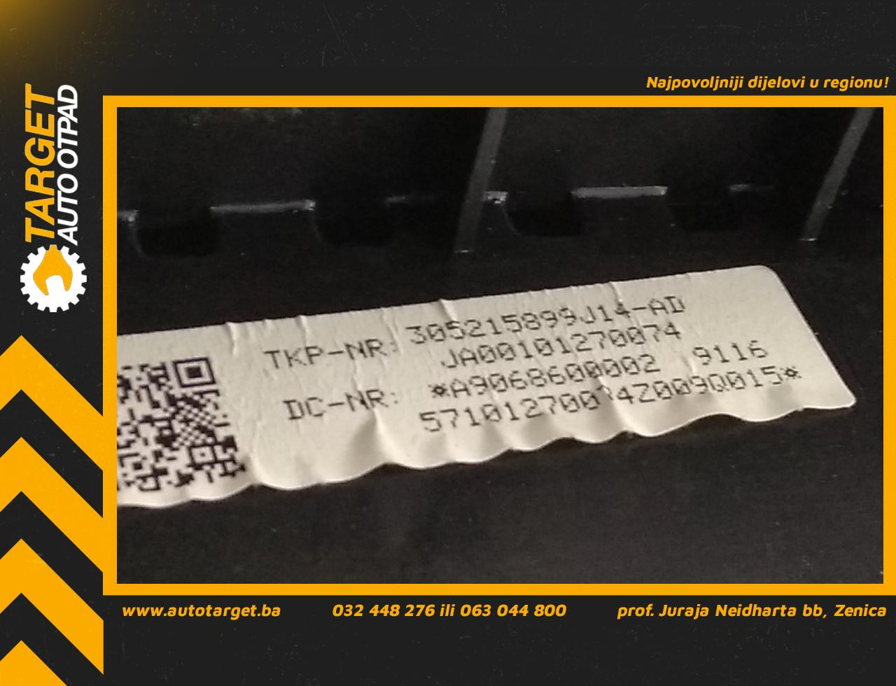AIRBAG SUVOZACA MERCEDES SPRINTER > 06-13 A9068600002