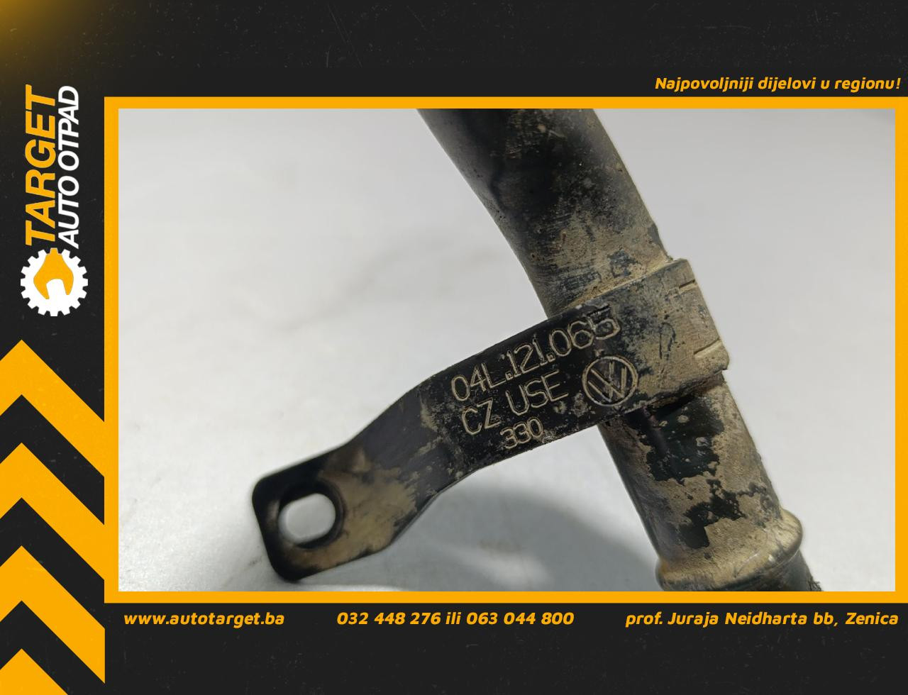 DIJELOVI CRIJEVO VW GOLF 7 > 12-16 1.6 04L121065