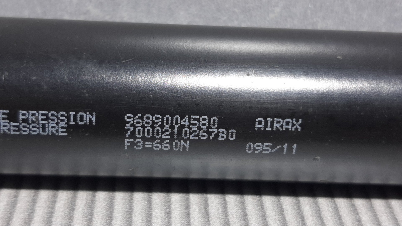 AMORTIZER GEPEKA PEUGEOT 508 > 14-18 9689004580