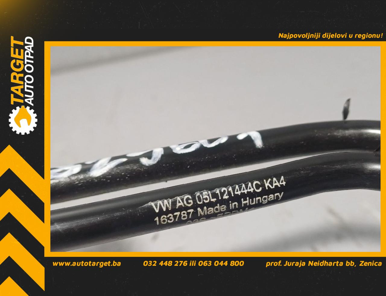 DIJELOVI CRIJEVO VW CADDY > 20- 2.0 05L121444C