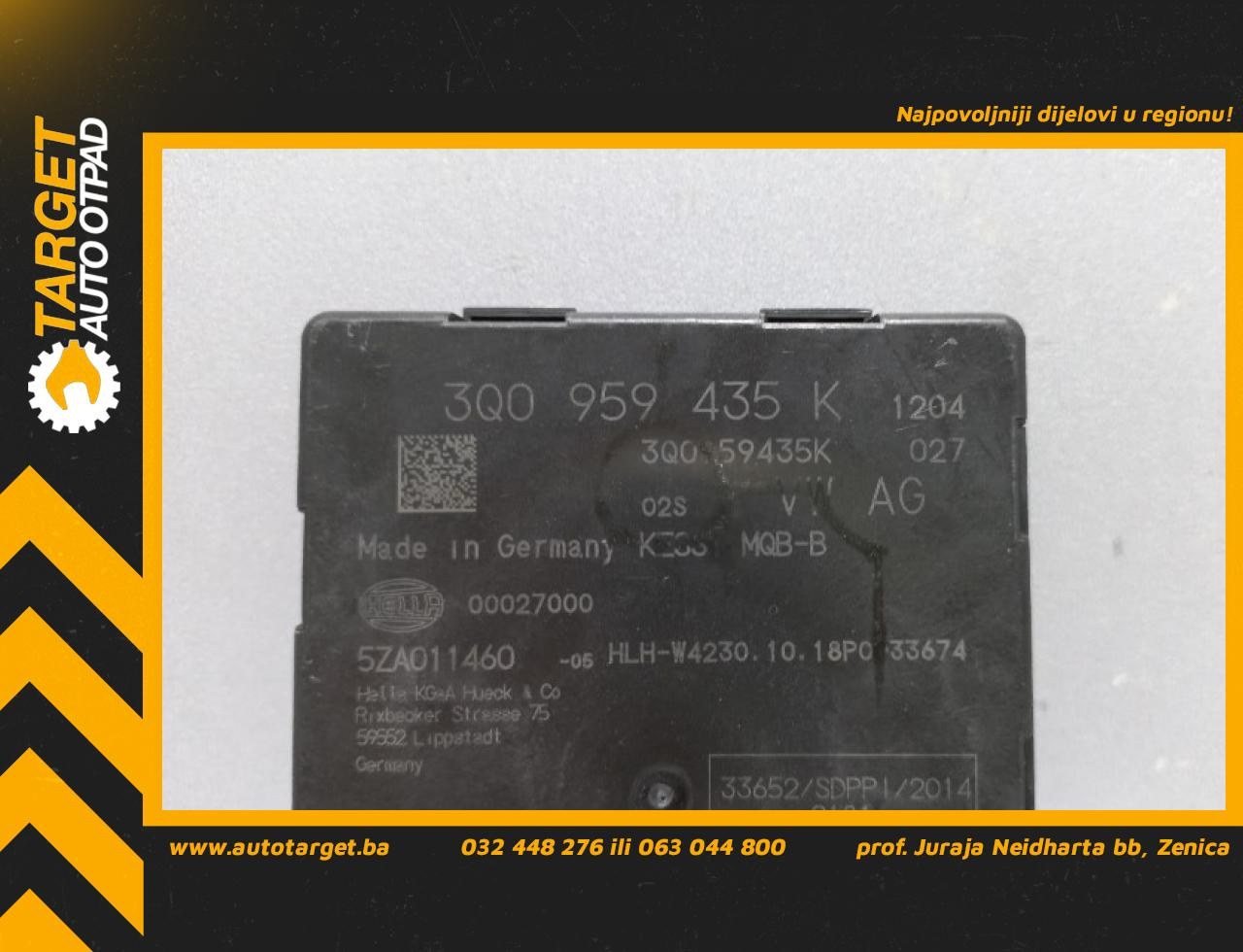 DIJELOVI ELEKTRONIKA MODUL VW PASSAT B8 > 14-19 2.0 3Q0959435K
