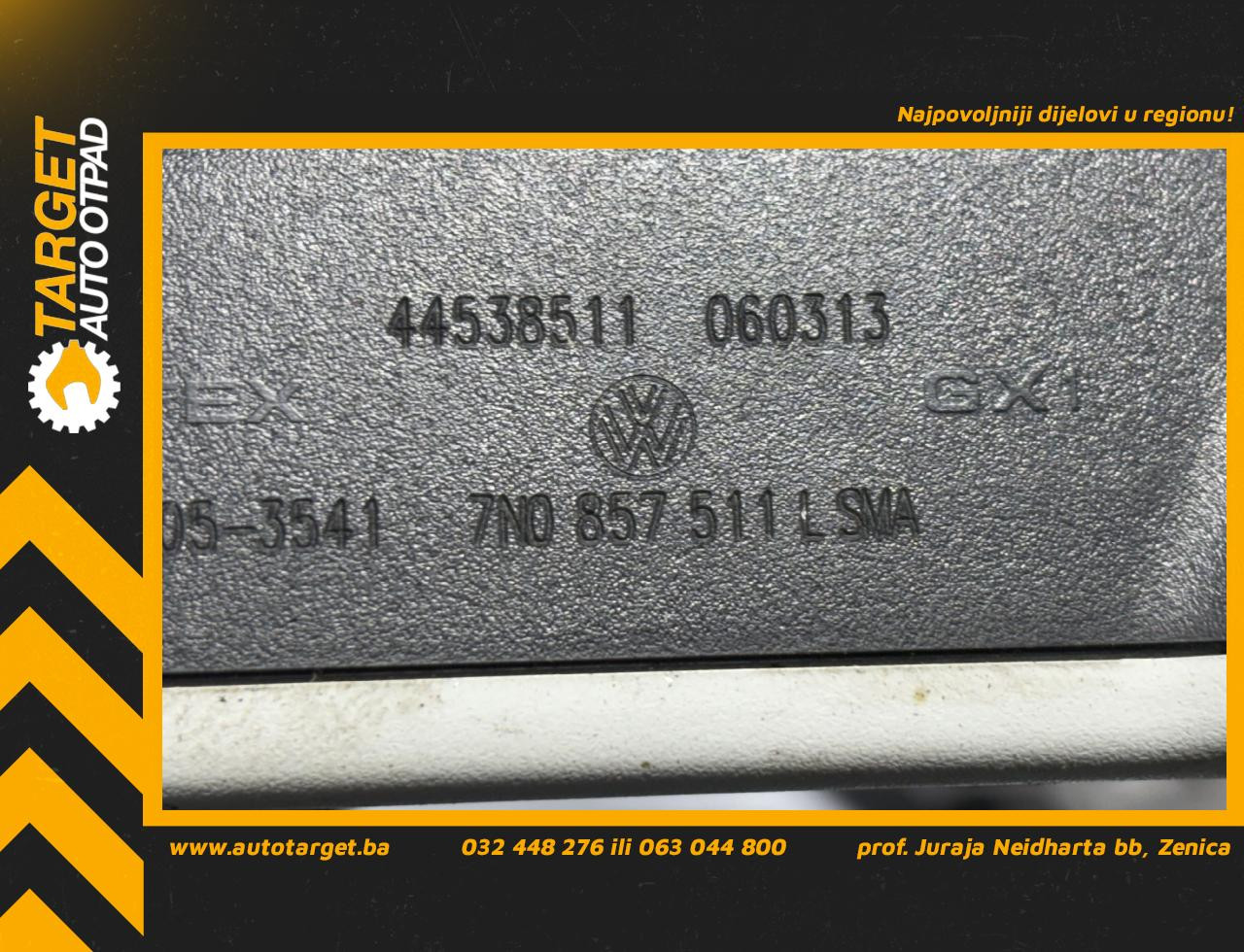 DIJELOVI UNUTRASNJI RETROVIZOR VW GOLF 7 > 12-16 1.6 7N0857511