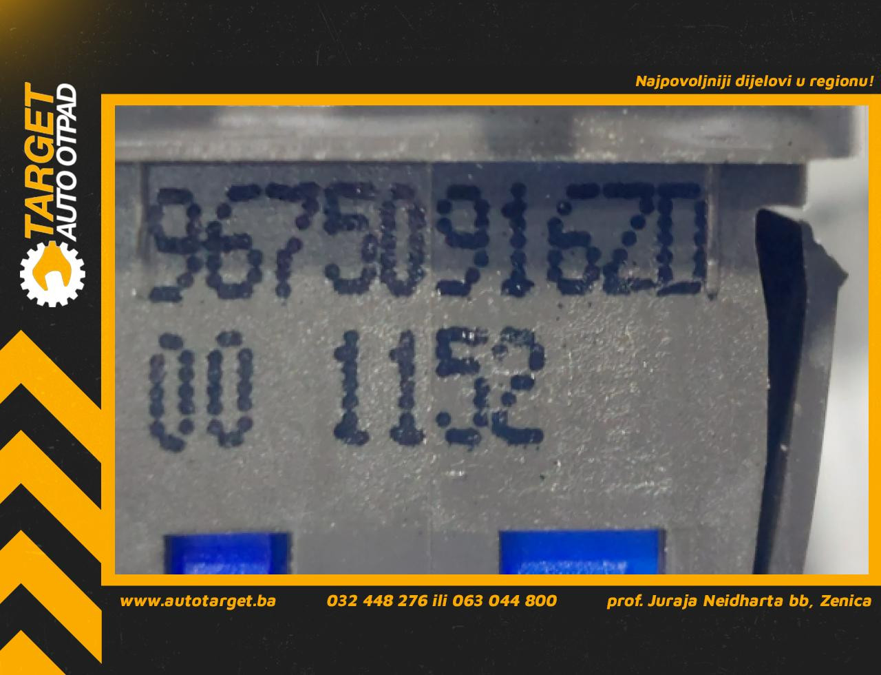 DIJELOVI PREKIDAC PEUGEOT 208 > 12-15 96750916ZD