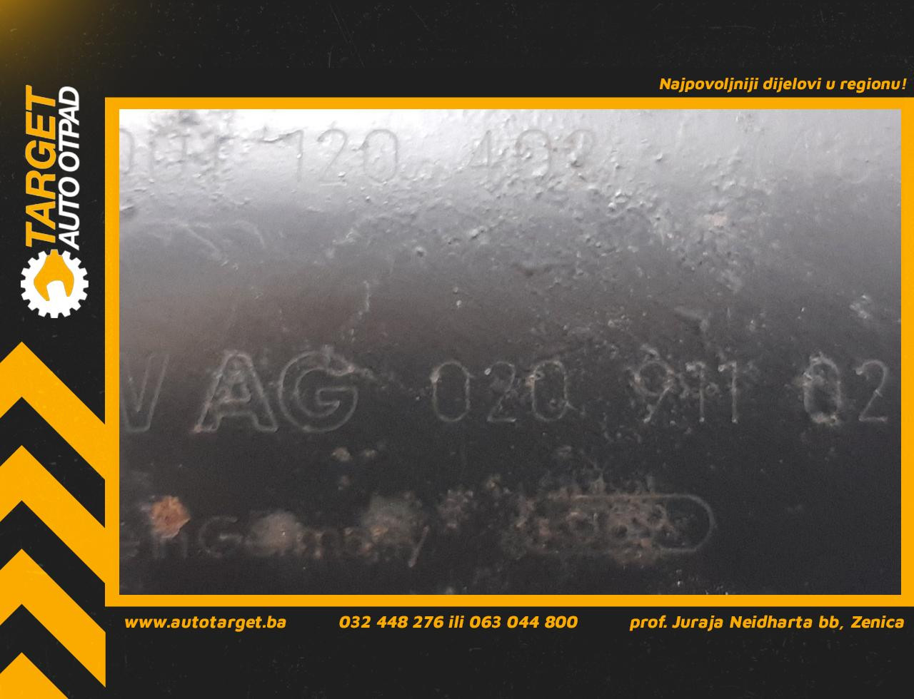 DIJELOVI ALNASER VW GOLF 4 > 97-03 1.4 020911023T