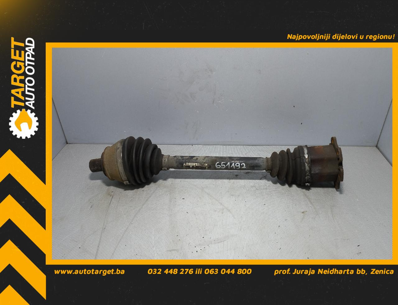 DIJELOVI POLUOSOVINA AUDI A6 > 04-08 3.2 4F0407271H
