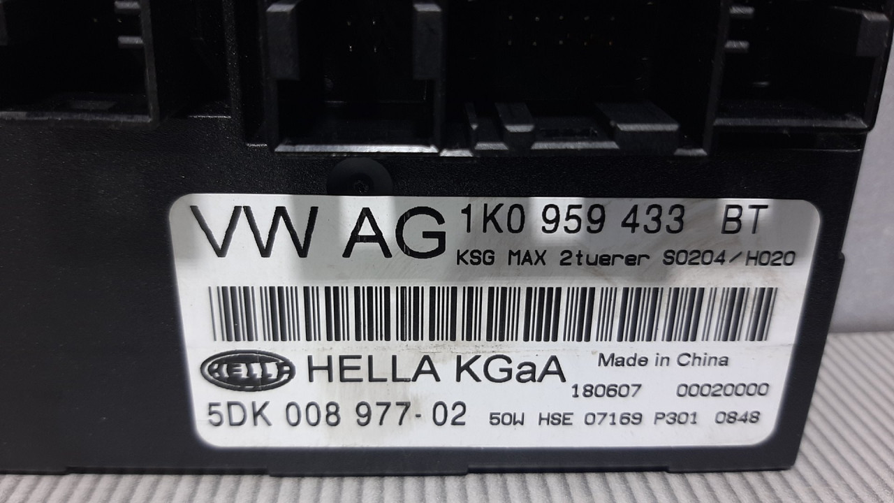 ELEKTRONIKA MODUL SEAT ALTEA > 04-09 1K0959433BT