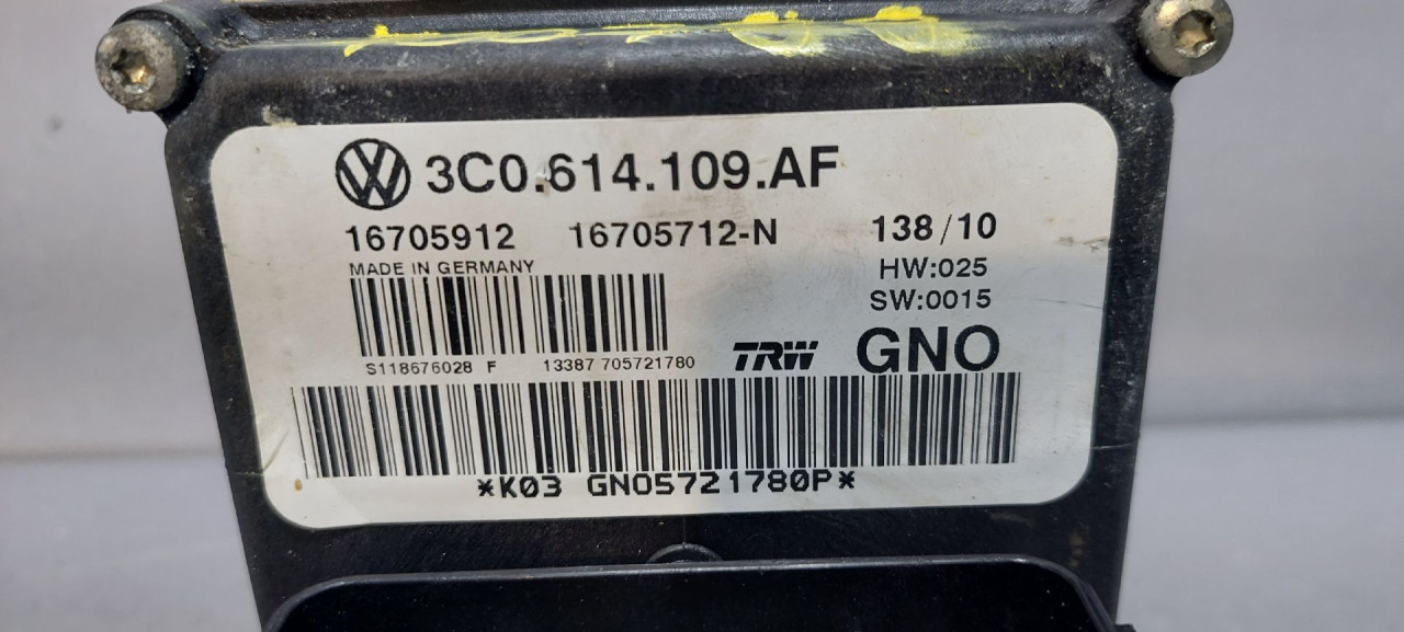 ABS ELEKTRONIKA VW PASSAT B6 > 05-10 3C0614109AF