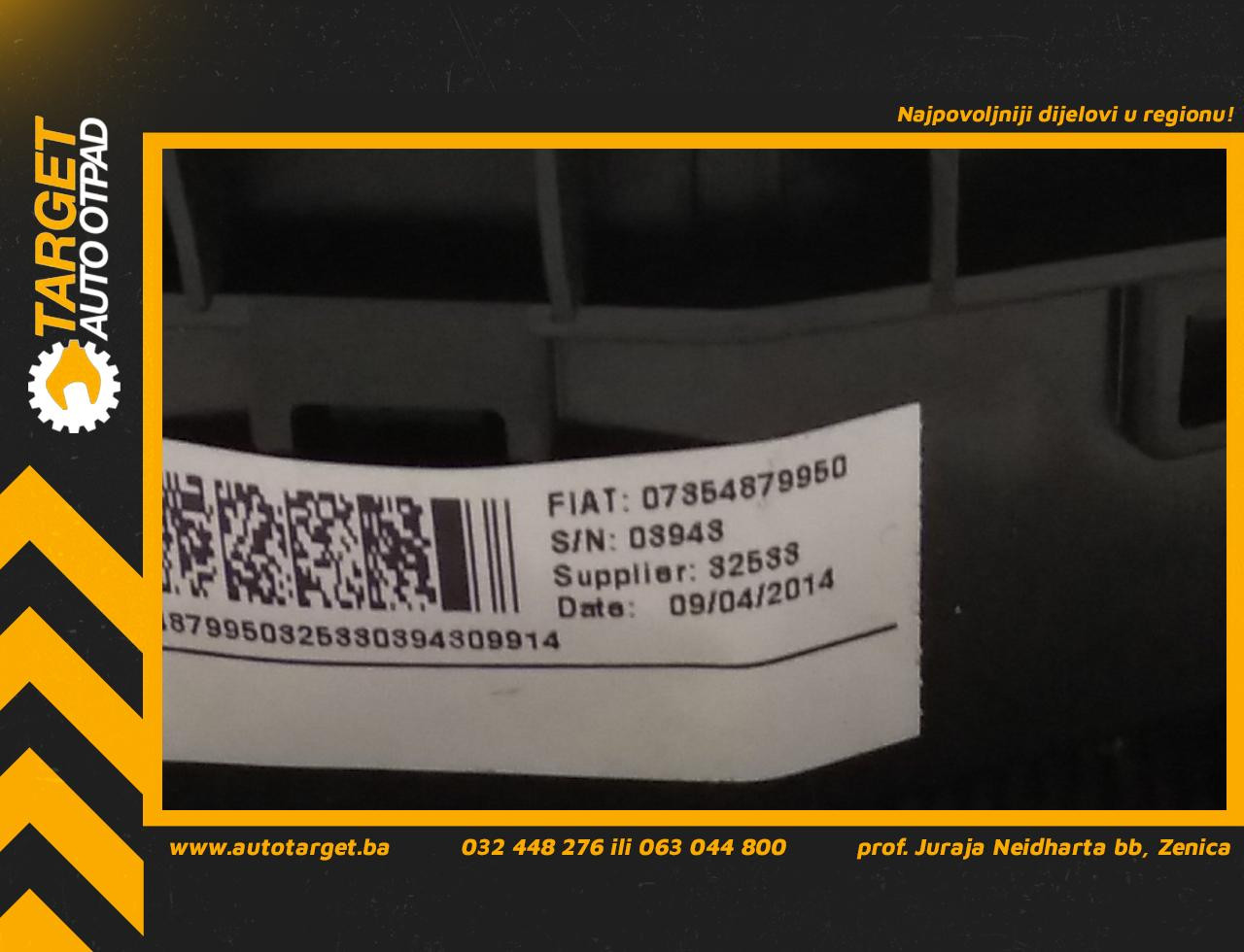 DIJELOVI AIRBAG VOLANA FIAT DUCATO > 14- 07354879950