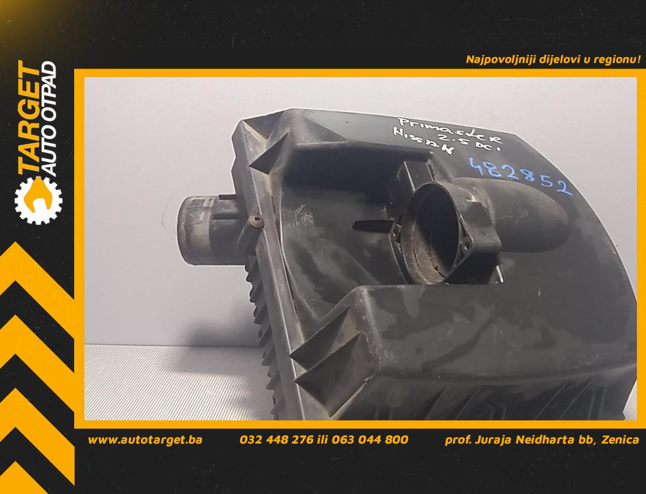 KUCISTE FILTERA ZRAKA NISSAN PRIMASTAR > 01-07 82001414