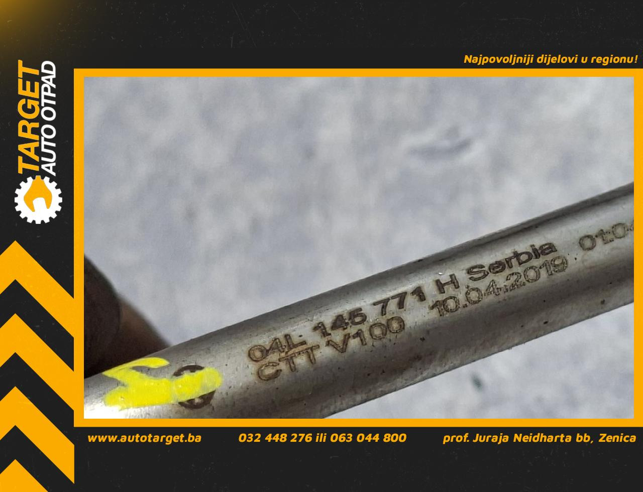 DIJELOVI CRIJEVO VW TIGUAN > 16-20 2.0 04L145771H