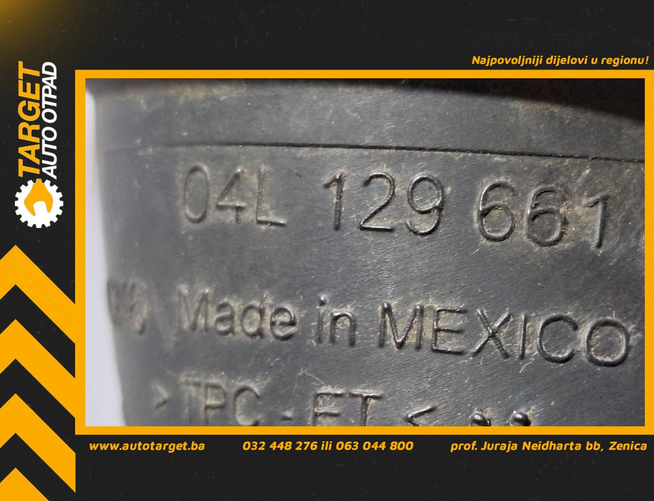 DIJELOVI CRIJEVO AUDI Q5 (FY) > 17 - 20  2.0 04L129661