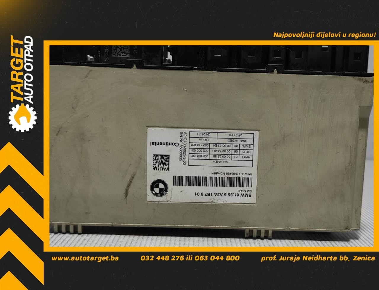 ELEKTRONIKA MODUL SJEDISTA BMW X3 (G01) > 17- BMW AG D-80788