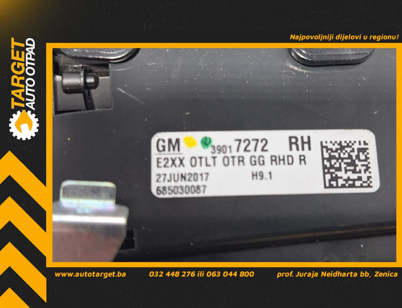 DIJELOVI RESETKA VENTILACIJE OPEL INSIGNIA > 17-19 2.0