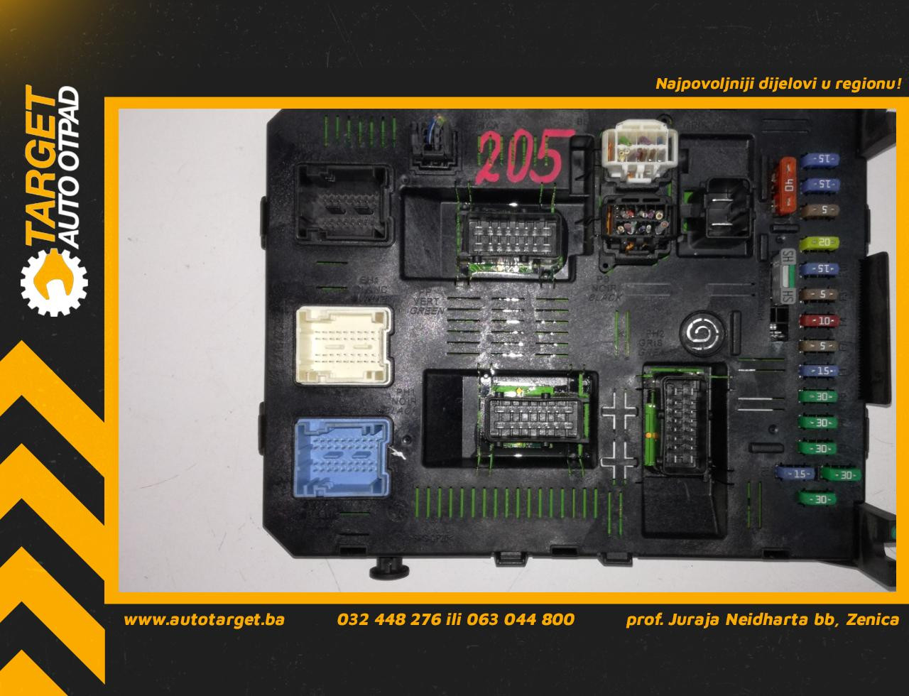 DIJELOVI ELEKTRONIKA MODUL PEUGEOT 307 > 01-05 9661940480