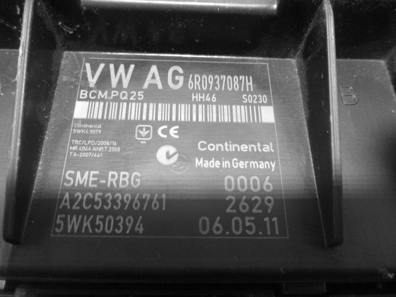 BCM ELEKTRONIKA VW POLO > 09-14 6R0937087H