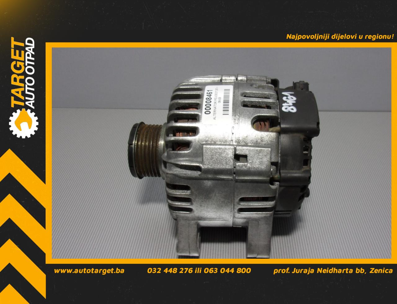 ALTERNATOR PEUGEOT 207 > 06-09 9646321780 9646321780
