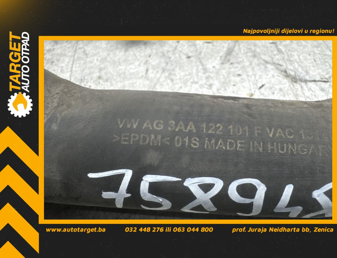 DIJELOVI CRIJEVO VW PASSAT B7 > 10-14 2.0 3AA122101F