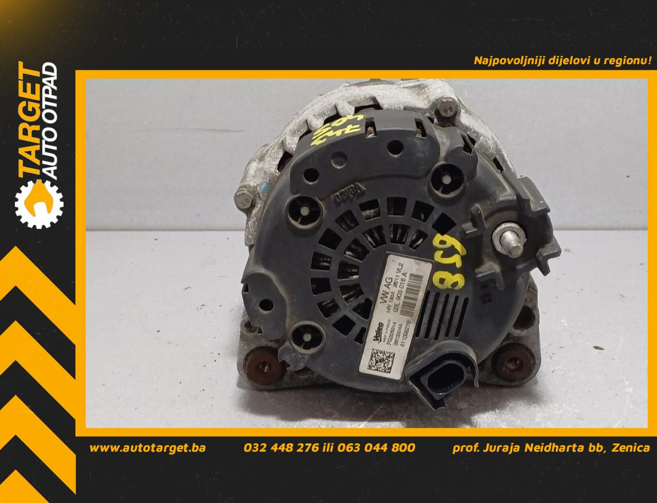 DIJELOVI ALTERNATOR AUDI A6 4G > 11-14 2.0 03L903016A