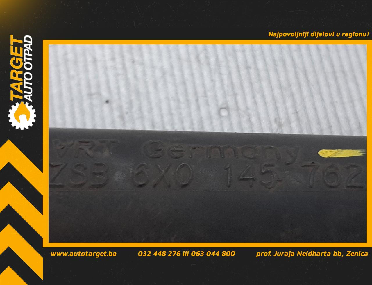 DIJELOVI CRIJEVO INTERKULERA AUDI A2 > 99-05 6X0145762F