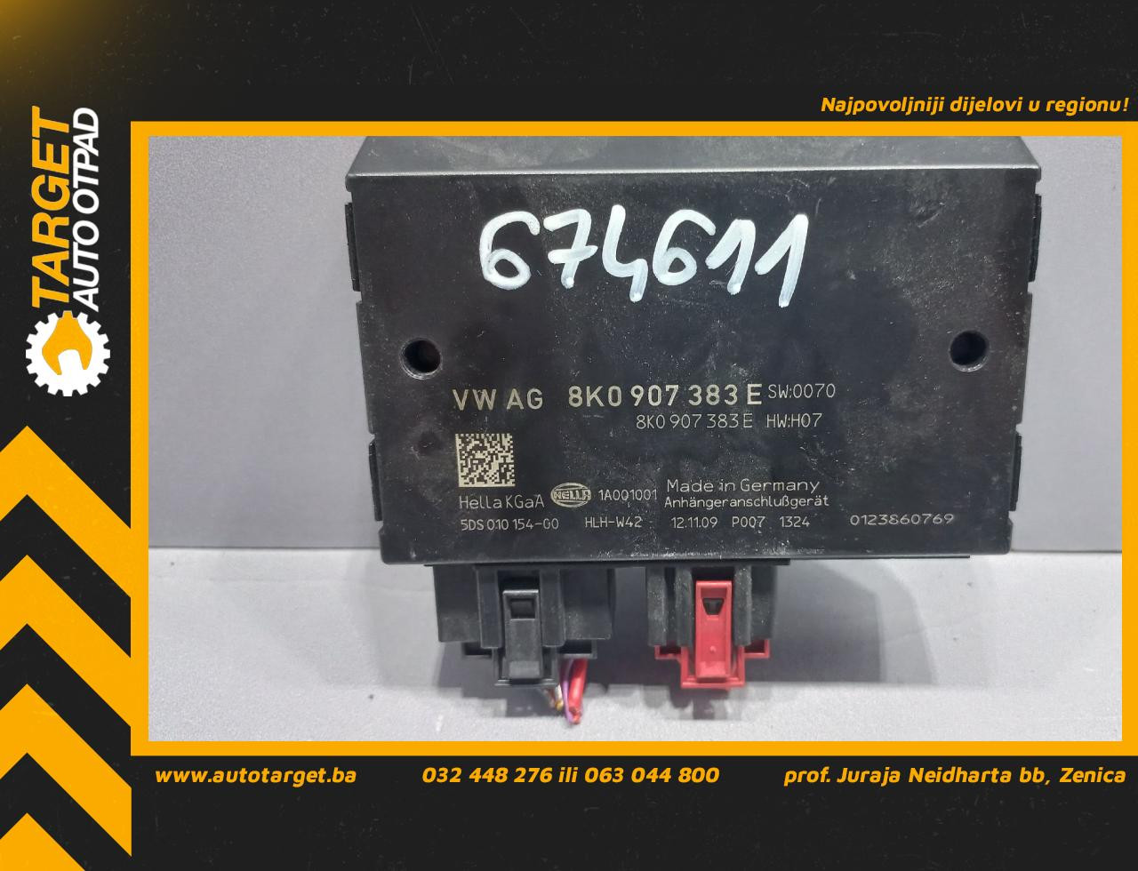 ELEKTRONIKA MODUL AUDI A5 (8T) SPORTBACK > 07-11 8K0907