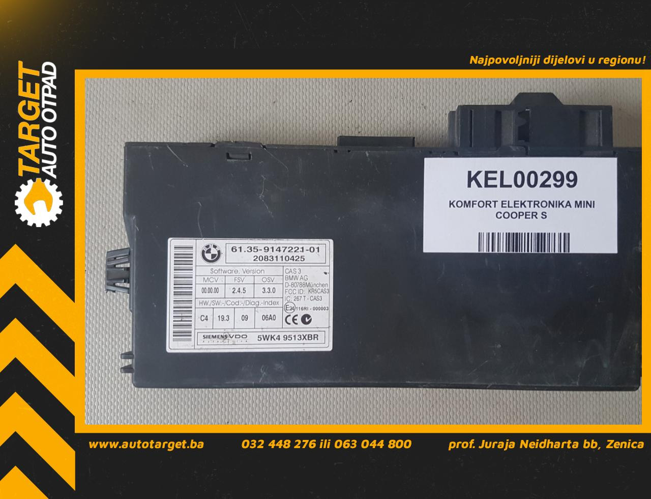 KOMFORT ELEKTRONIKA MINI MINI (R56) > 06-10 61359147221