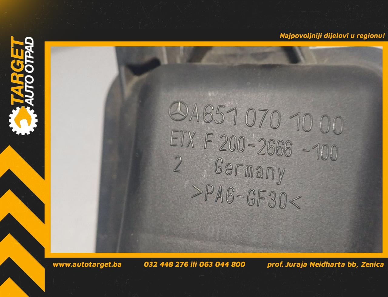 DIJELOVI VAKUM BOCA MERCEDES GLC (X253) > 16-22 2.2 A6510701000