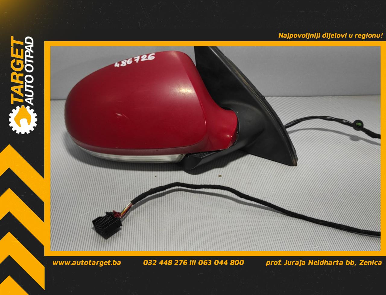 DIJELOVI RETROVIZOR VW PASSAT B6 > 05-10 3C0857934