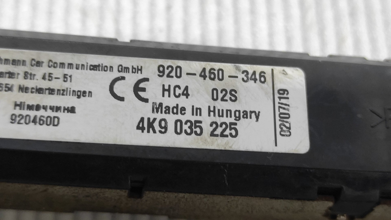 DIJELOVI ANTENA AUDI A6 4K > 18- 4K9035225