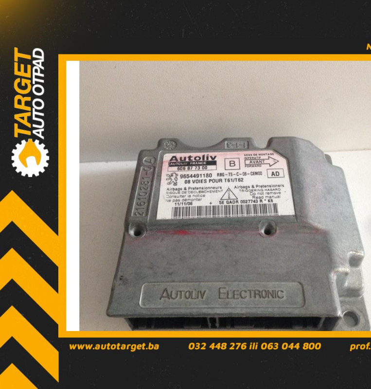 DIJELOVI ELEKTRONIKA AIRBAGA PEUGEOT 307 > 05-09 606877300