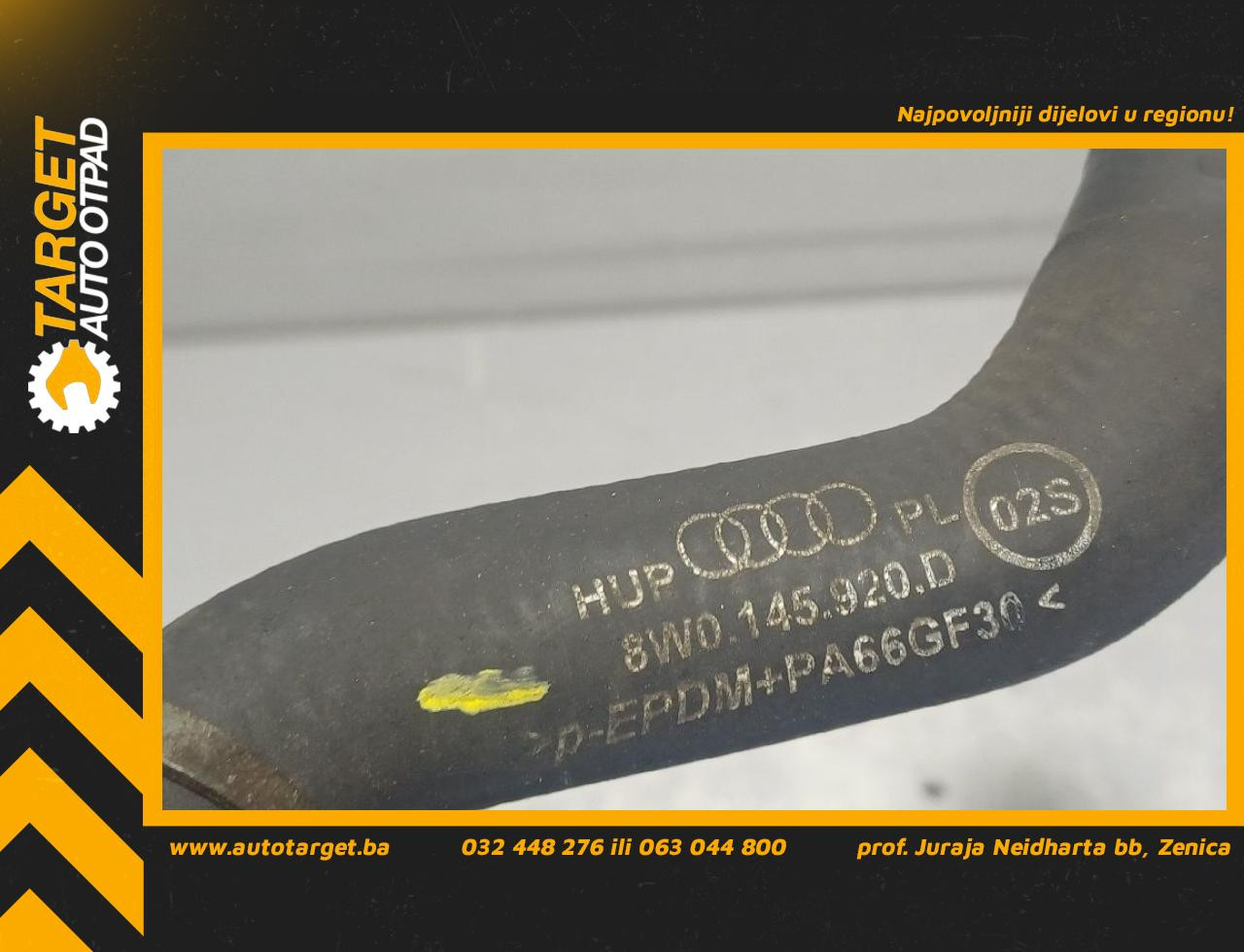 DIJELOVI CRIJEVO AUDI A5 (F5) SPORTBACK > 17- 2.0 8W0145920D