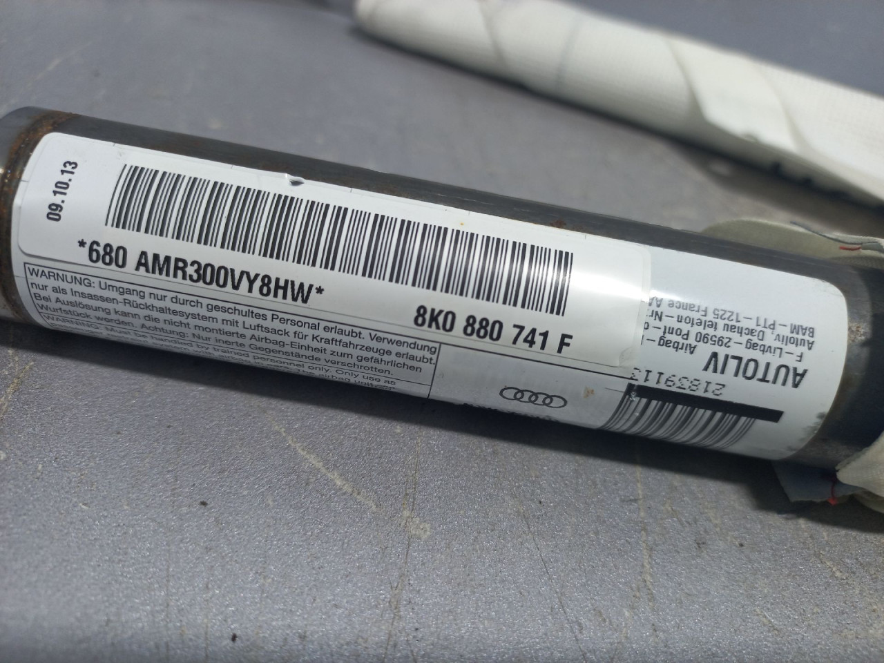 KROVNI AIRBAG AUDI A4 (B8) > 12-15 8K0880741F