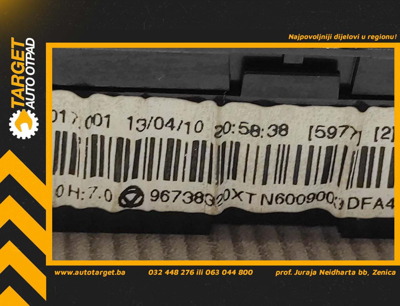 DIJELOVI PREKIDACI KLIME PEUGEOT 3008 > 09-13 96738320XT