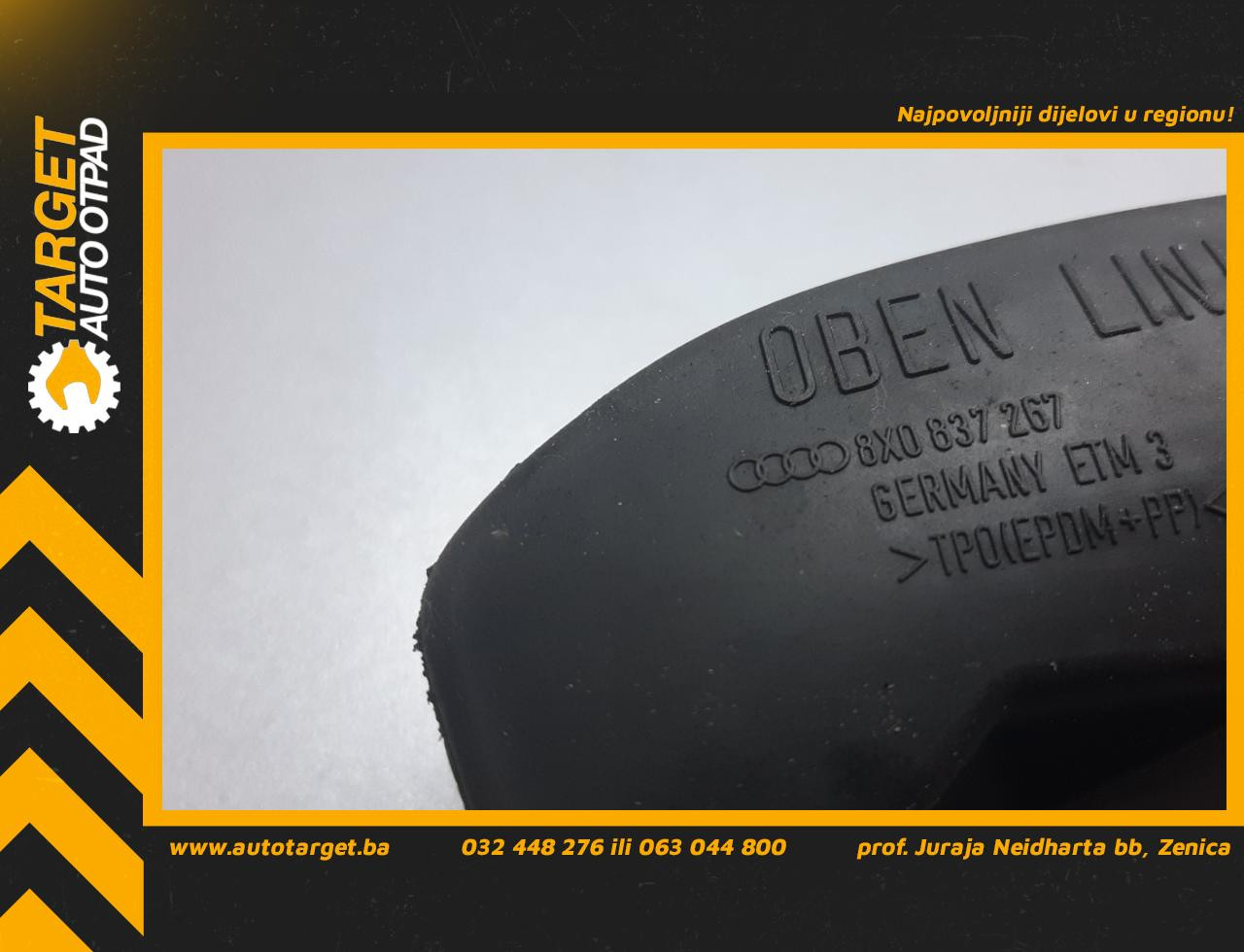 DIJELOVI GRANICNIK VRATA AUDI A1 > 14-18 8X0837267