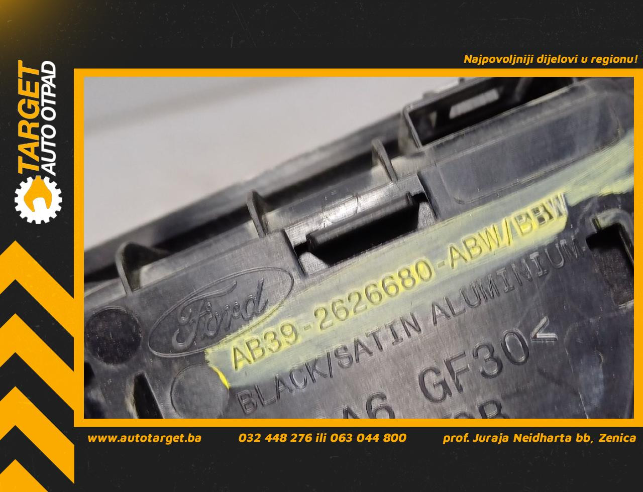 UNUTRASNJA RUCKA VRATA FORD RANGER > 16- AB392626680