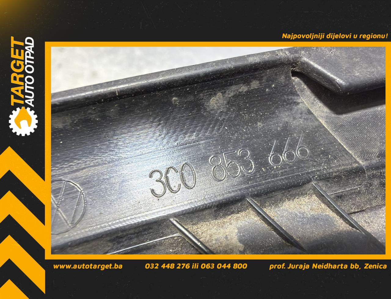 DIJELOVI RESETKA BRANIKA VW PASSAT B6 > 05-10 2.0 3C0853666