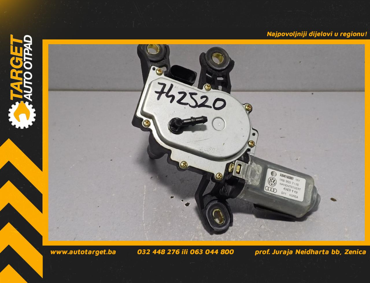 DIJELOVI MOTORIC BRISACA GEPEKA VW GOLF 5 > 03-08 1K6955711B