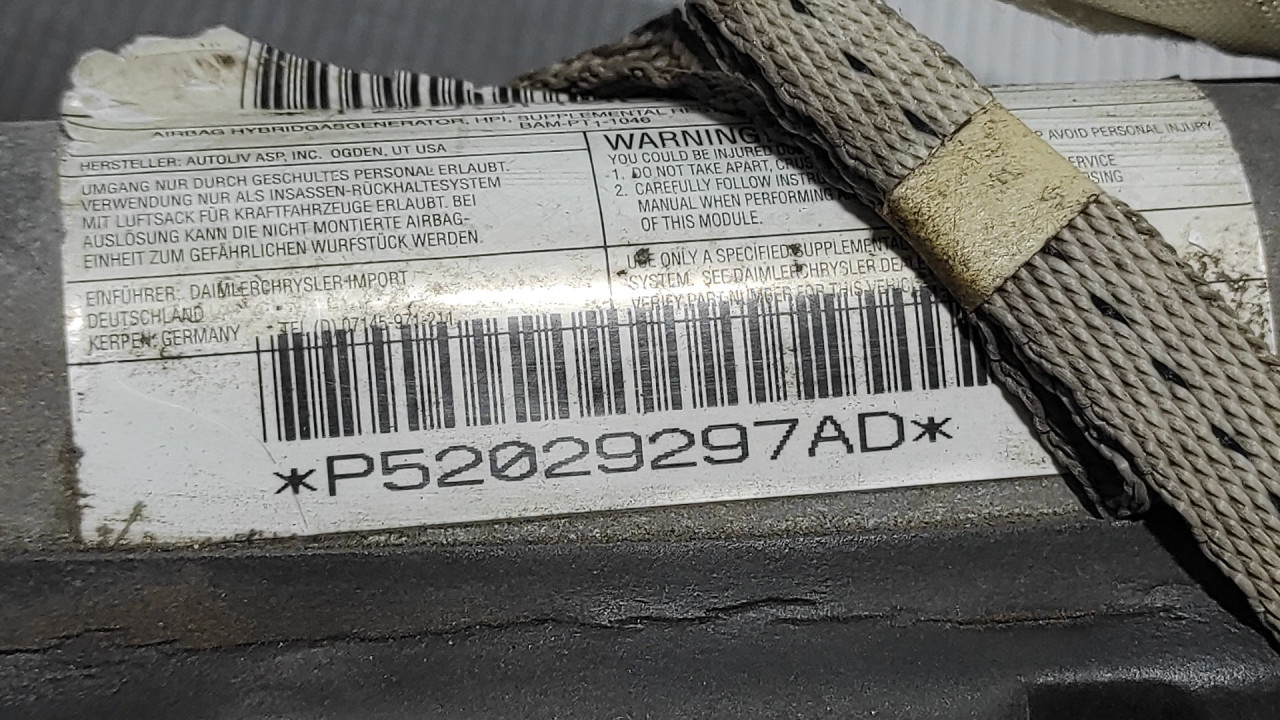 KROVNI AIRBAG JEEP GRAND CHEROKEE > 05-10 P52029297AD
