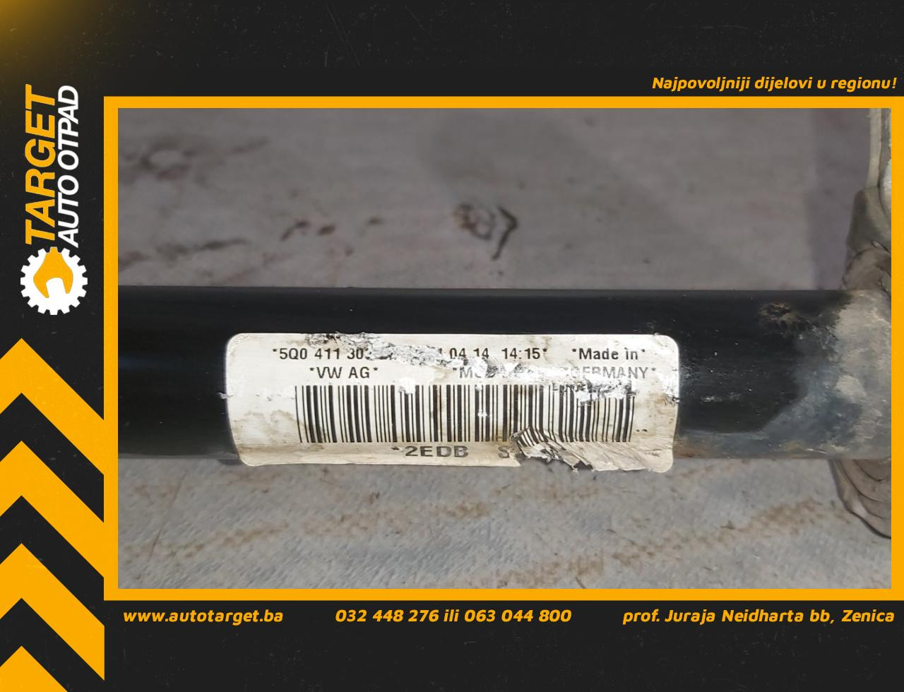 DIJELOVI BALANS STANGA VW GOLF 7 > 12-16 5Q0411303
