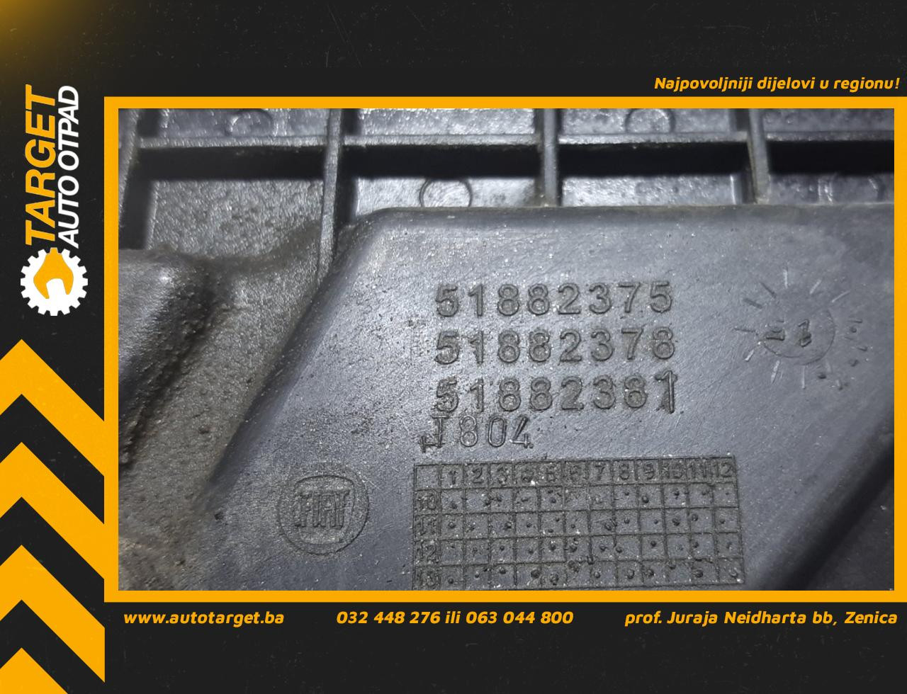 DIJELOVI NOSAC AKUMULATORA FIAT QUBO > 08-16 1.3 51882375