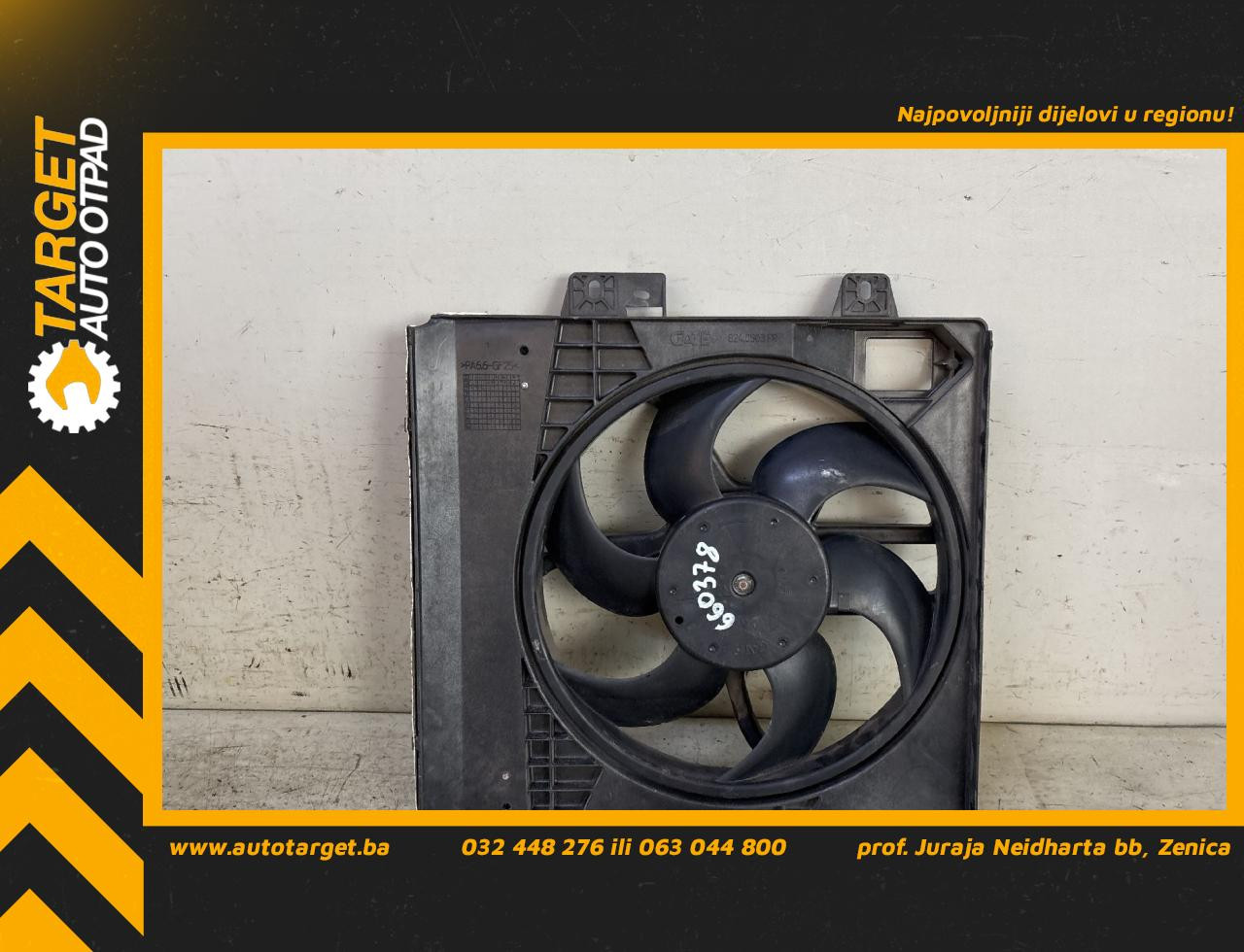 DIJELOVI NOSAC VENTILATORA PEUGEOT 207 > 06-09 9653804080