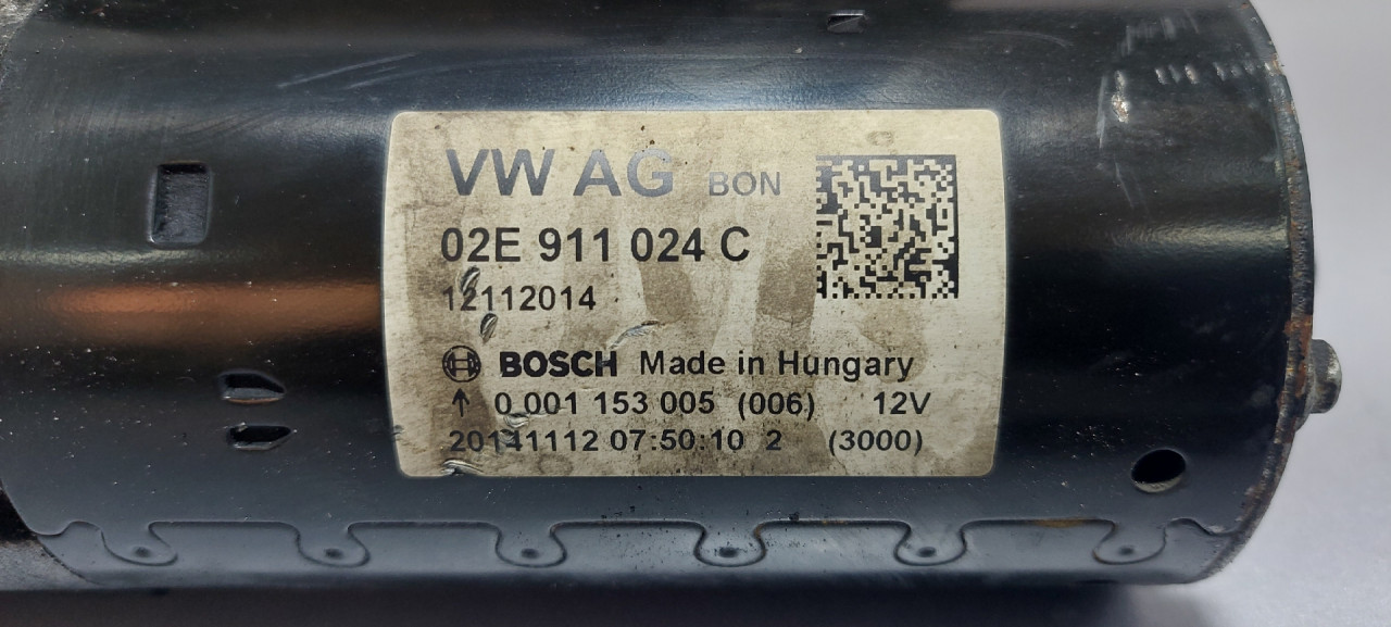 DIJELOVI ALNASER VW PASSAT B7 > 10-14 02E911024C