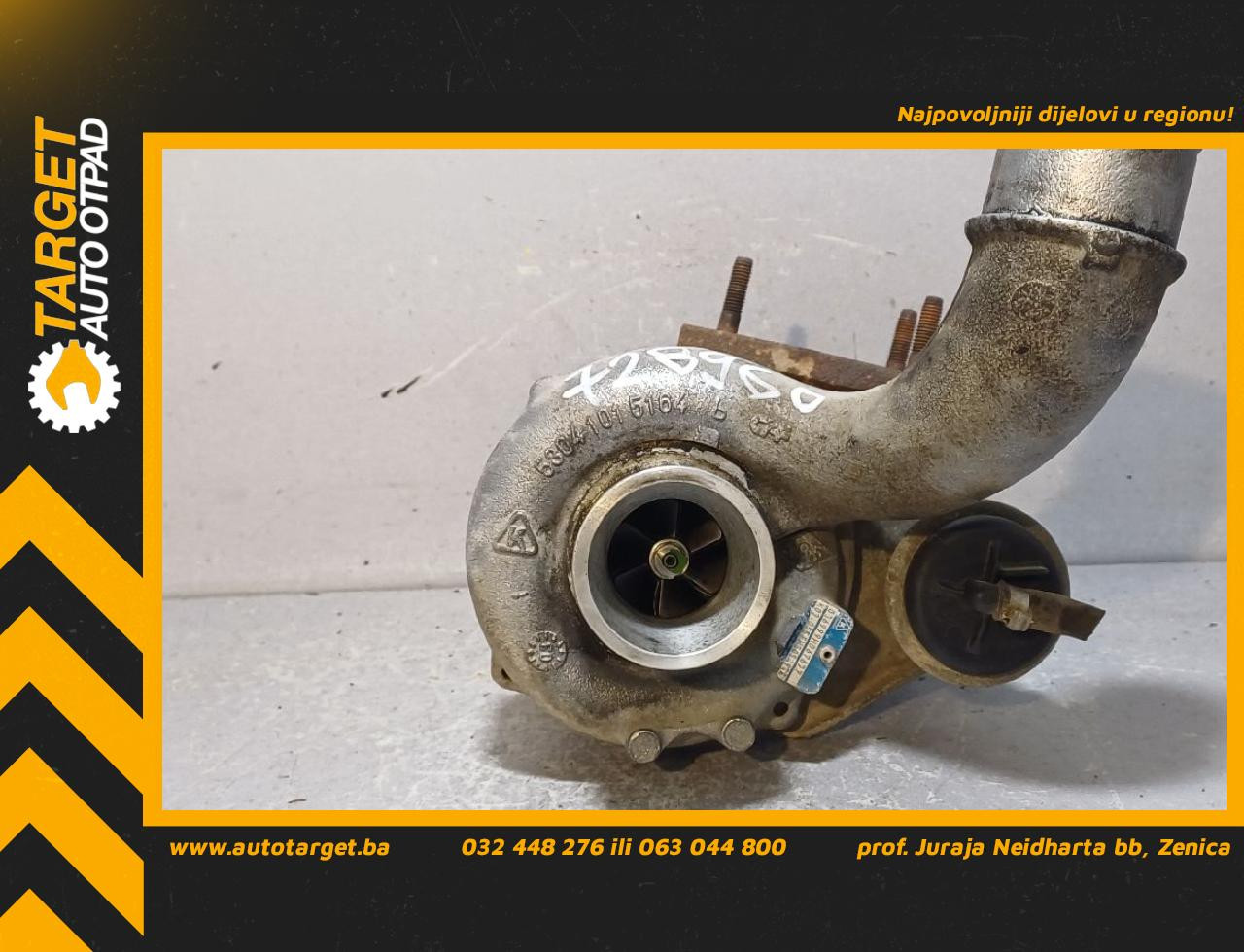 TURBINA NEISPRAVNA RENAULT MASTER > 98-03 03699H067677
