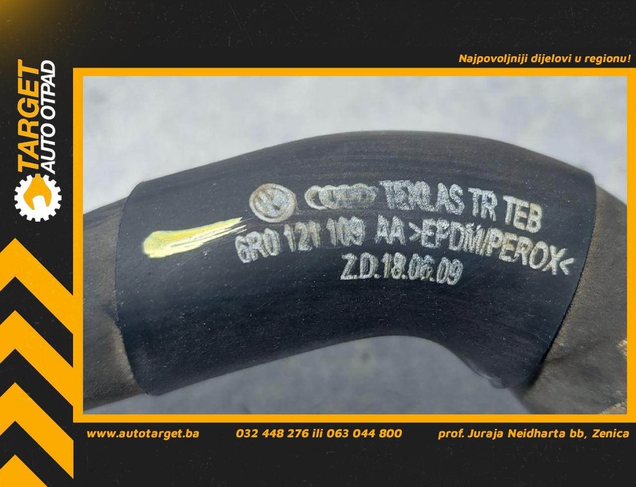 DIJELOVI CRIJEVO VW POLO > 09-14 1.6  6R0121109AA